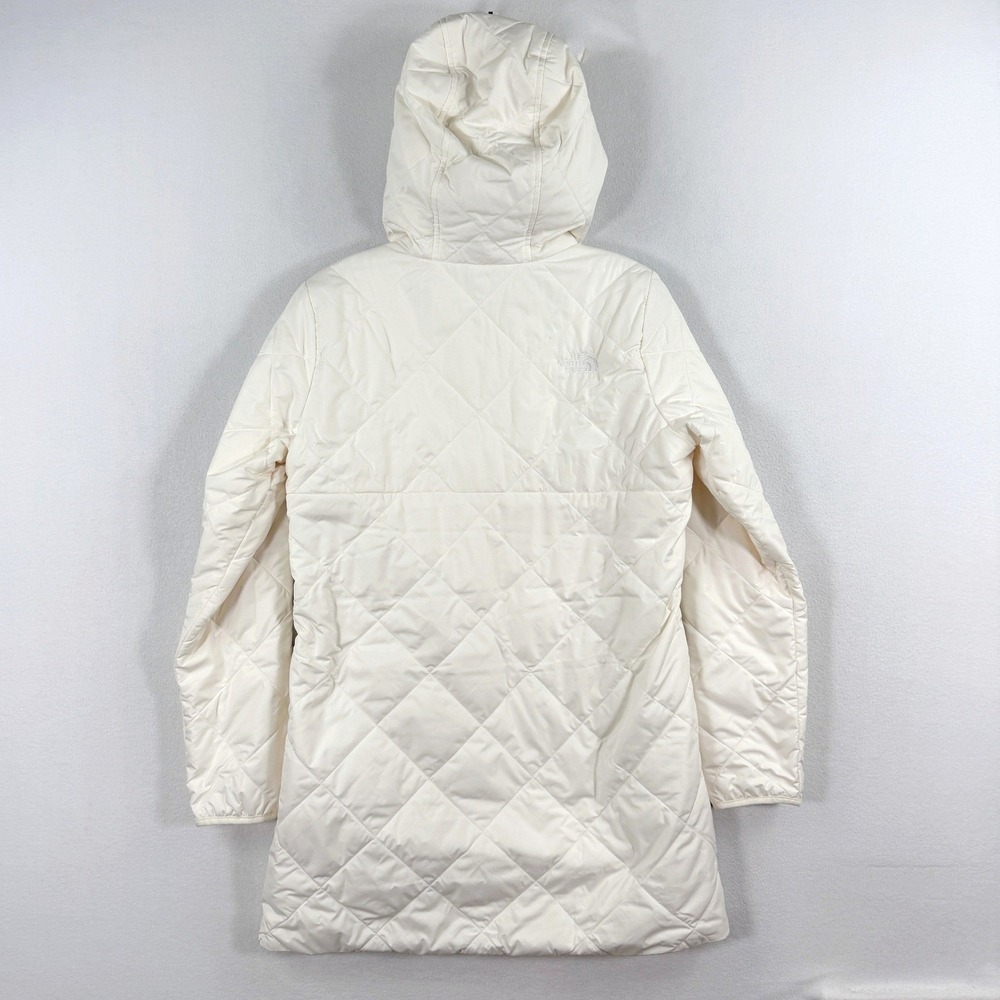The North Face Shady Glade Parka Shearling Size L Womens White Dune NEW - Picture 3 of 9